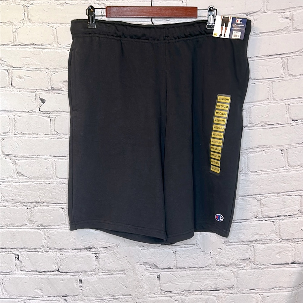 Champion Black Athletic Workout Shorts Men’s Size Medium Brand New W/Tags
